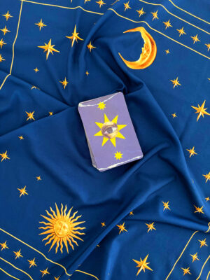 Céu Místico - Toalha para leitura de oráculos